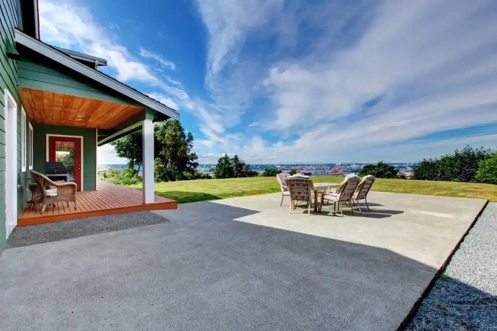 Concrete Patio Ideas For Off The Hook Backyard Living
