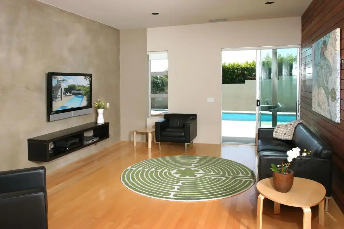 Concrete wall TV Wall