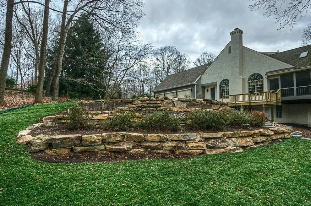 Construction Method for Boulder Retaining Walls