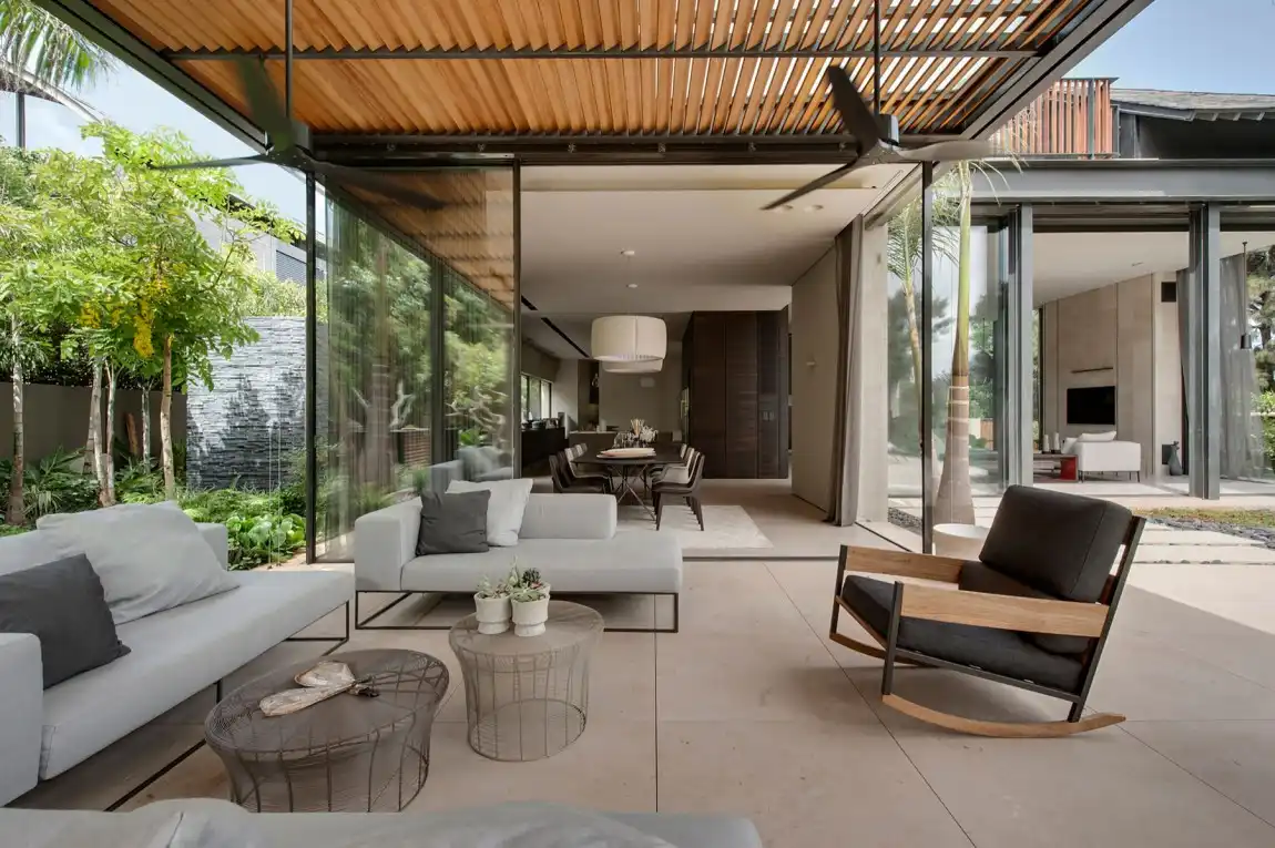 Contemporary Home in Israel Rocking Chair