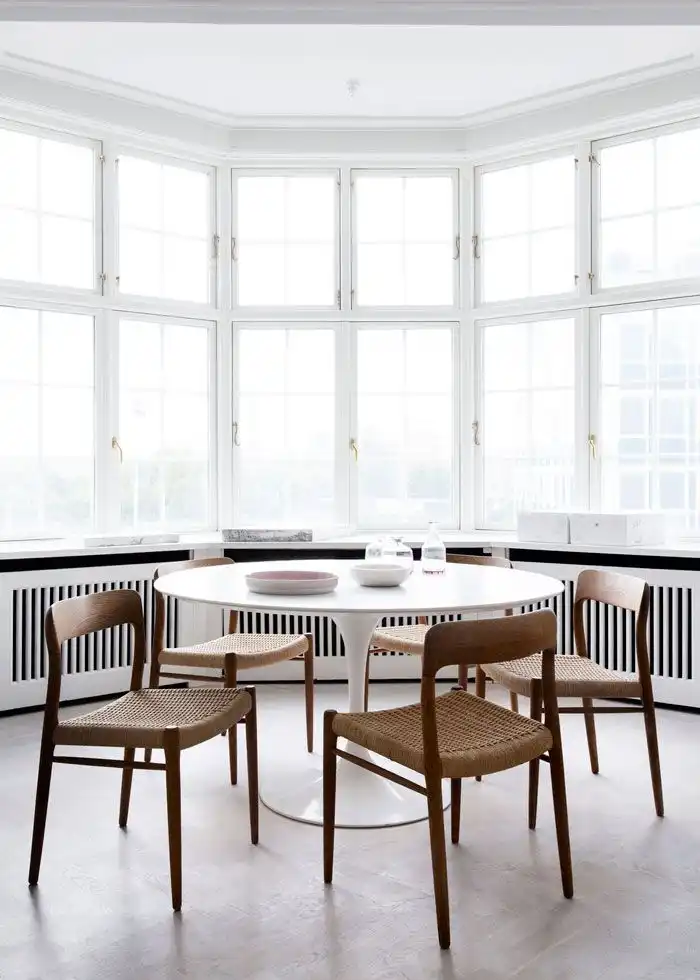 Copenhagen Residence Dining Area With Iconic Furniture