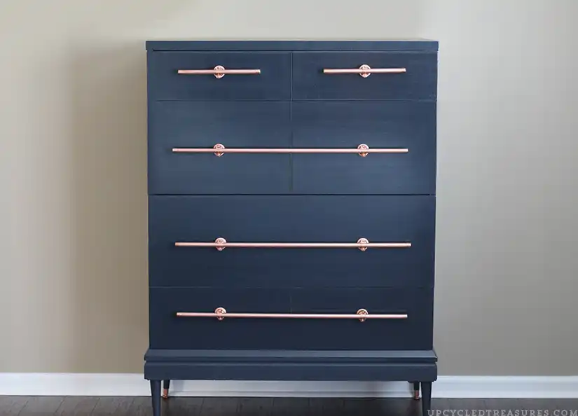 Copper drawer pulls