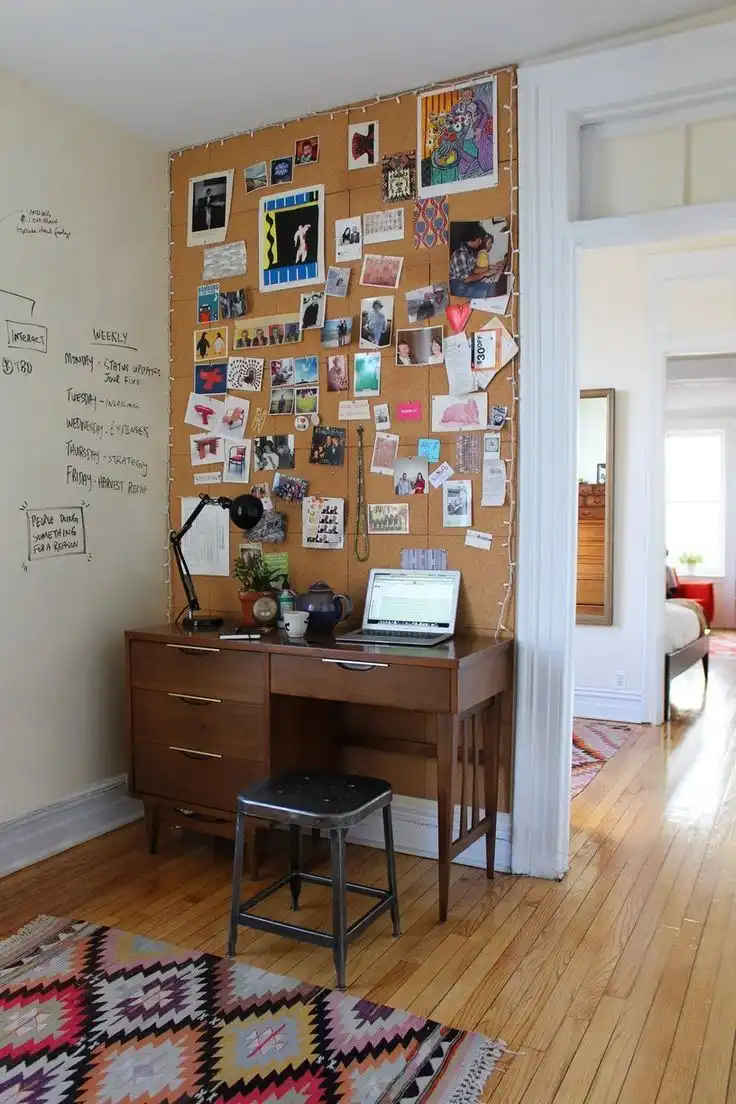 Cork board tiles for office