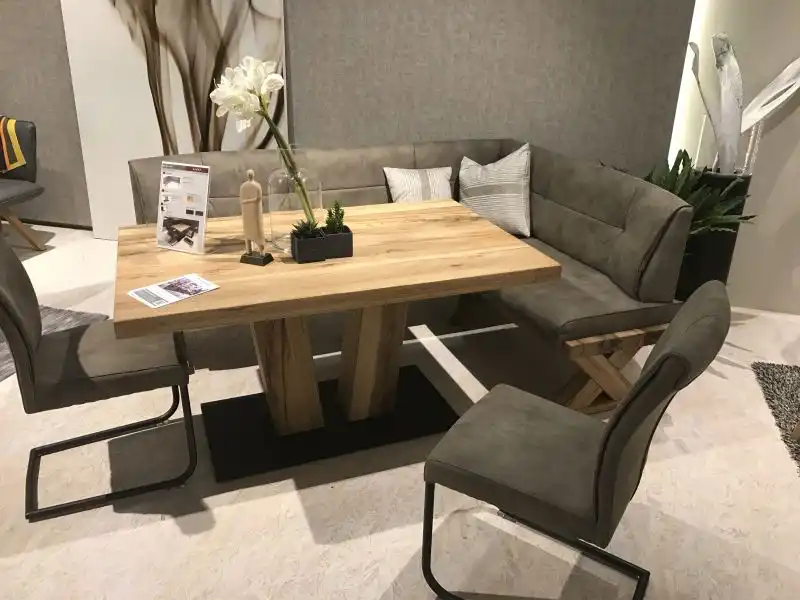 Corner bench for dining table design