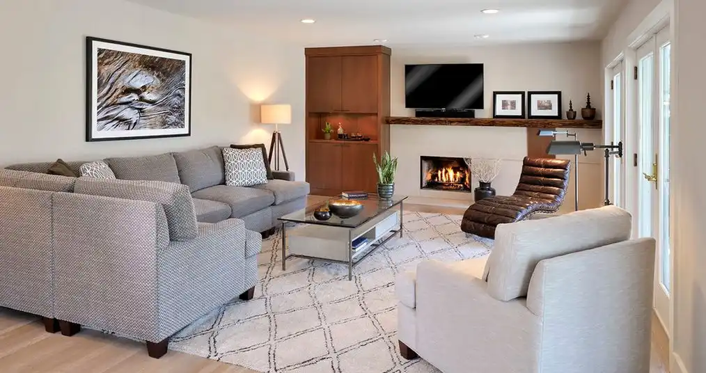 Corner living room lamp