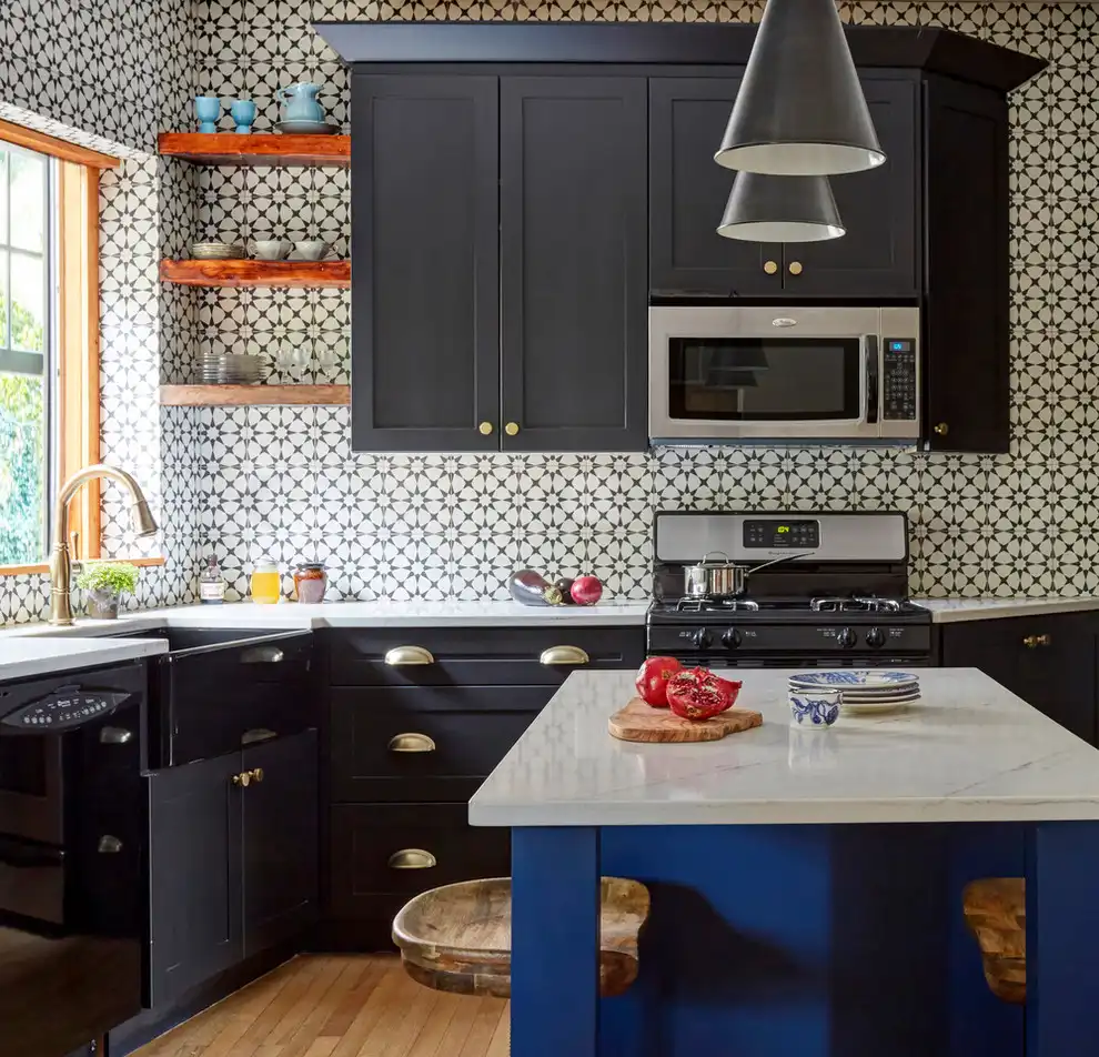 Counter to Ceiling Boho Tile