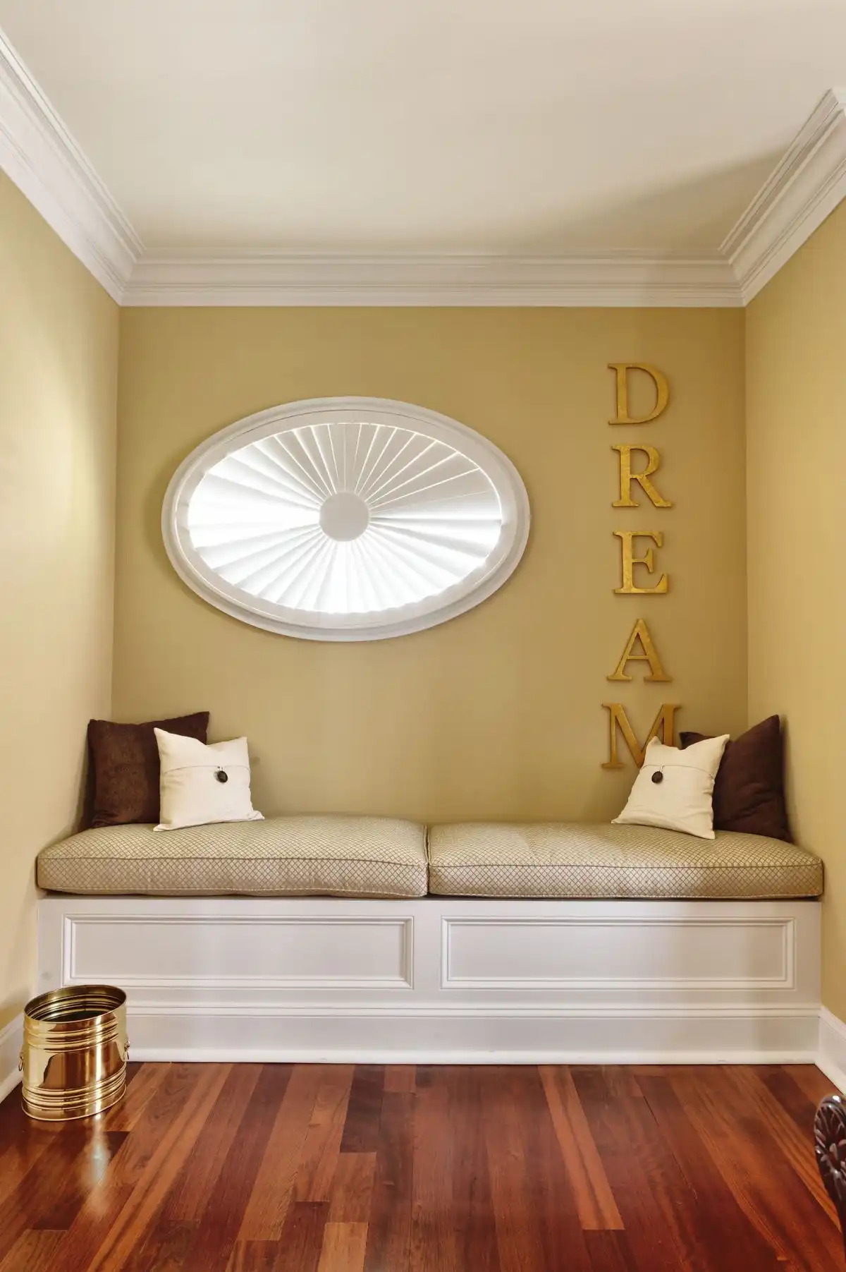 Cover the Window with a Ceiling Medallion