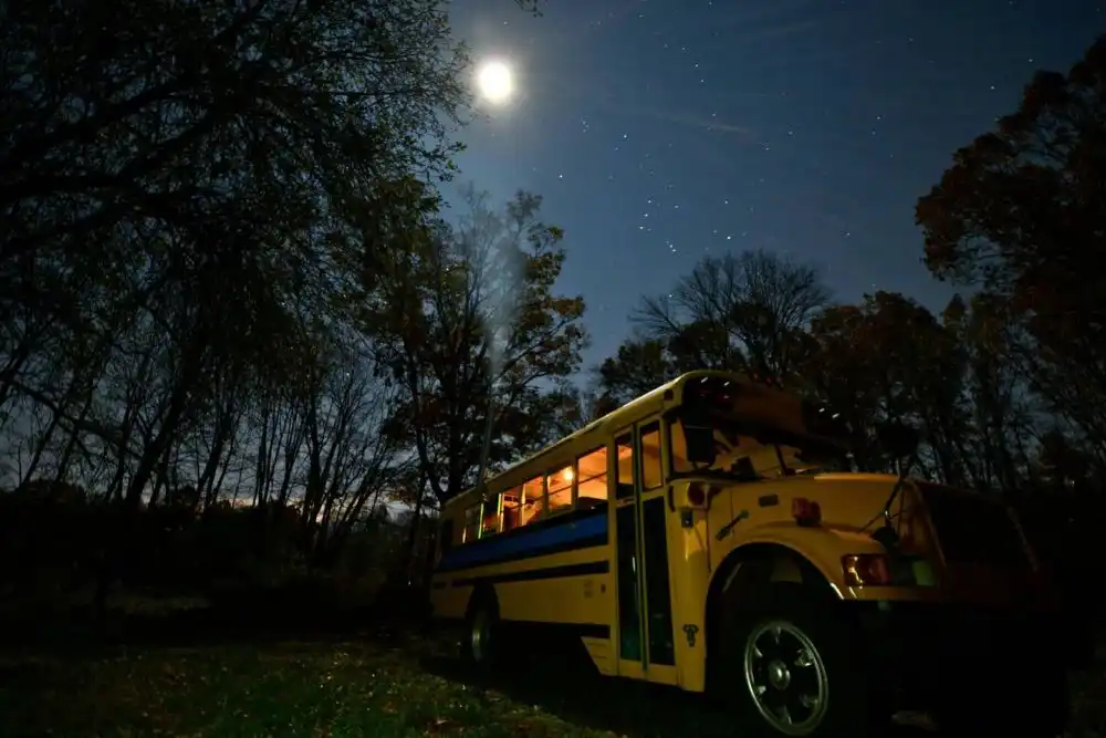 Cozy School Bus Conversion