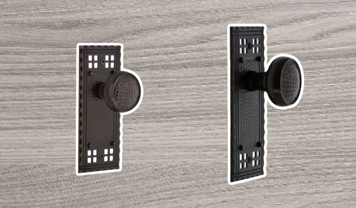 Craftsman Interior Door Knobs and Plates