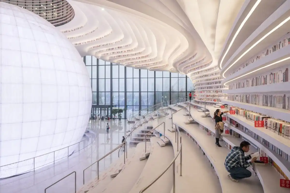 Crazy design for Amazing Tianjin Binhai Library