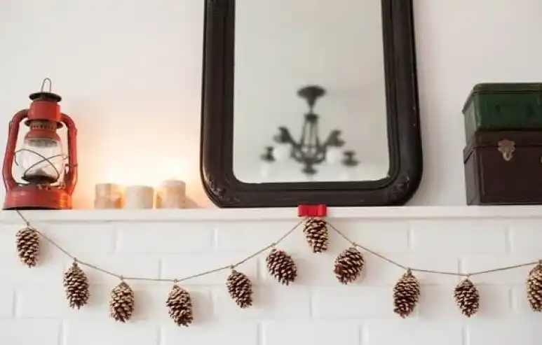 Create Pine Cone Garland