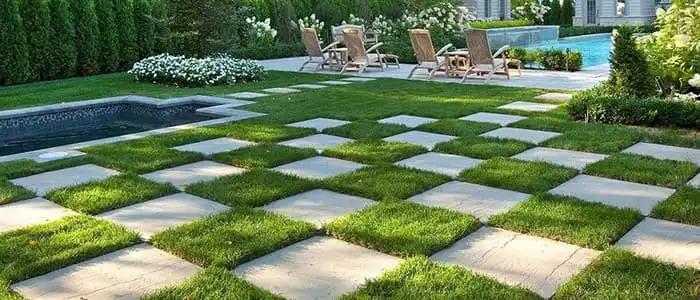 Create Stunning Patterns with Pavers and Grass