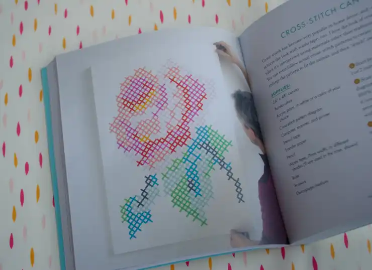 Cross stitch canvas