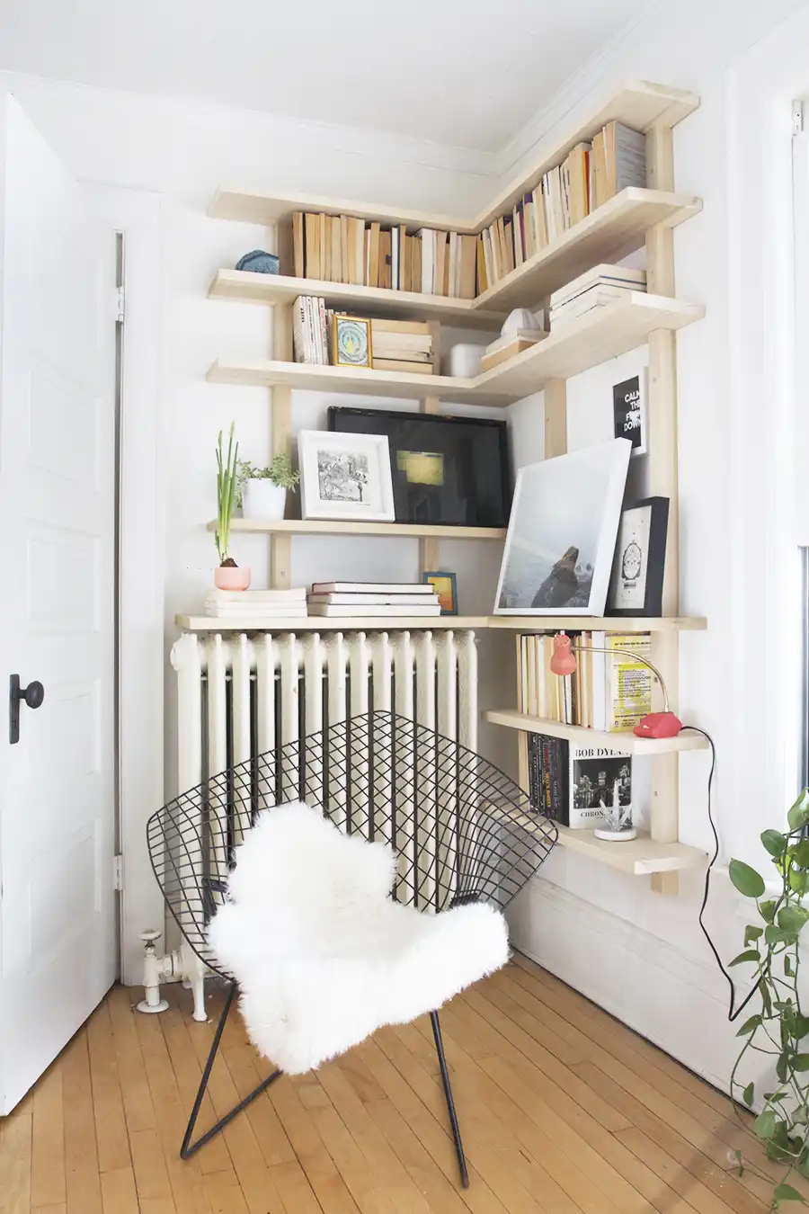 Custom Corner Shelves