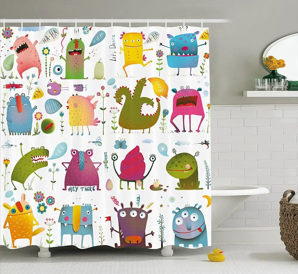 Cute Cartoon Monsters Kids Design