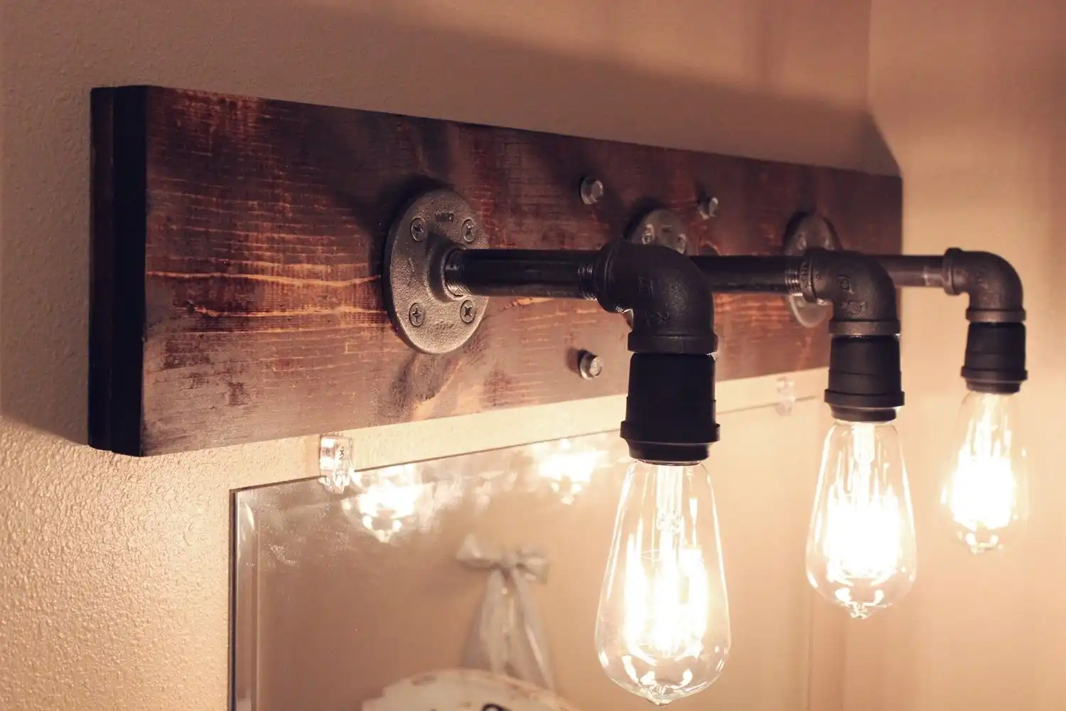 DIY Bathroom Light Fixtures