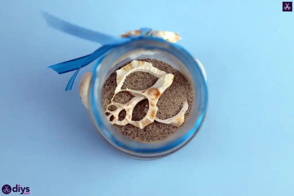 Display Your Beach Souvenirs in a Mason Jar