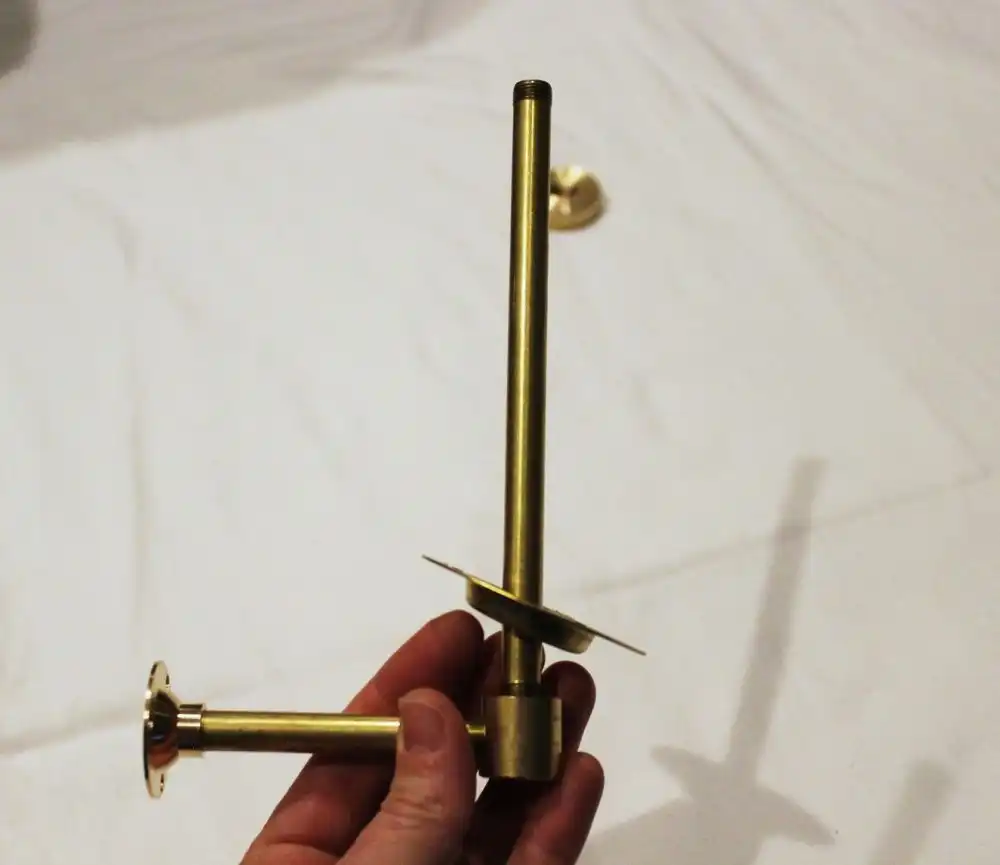 DIY Brass TP Holder top threads of your armback