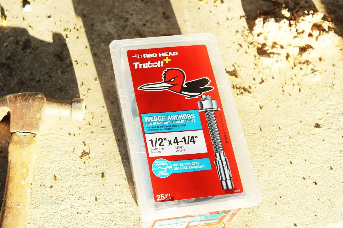 How to Mount a Deck Frame to Concrete Foundation 5