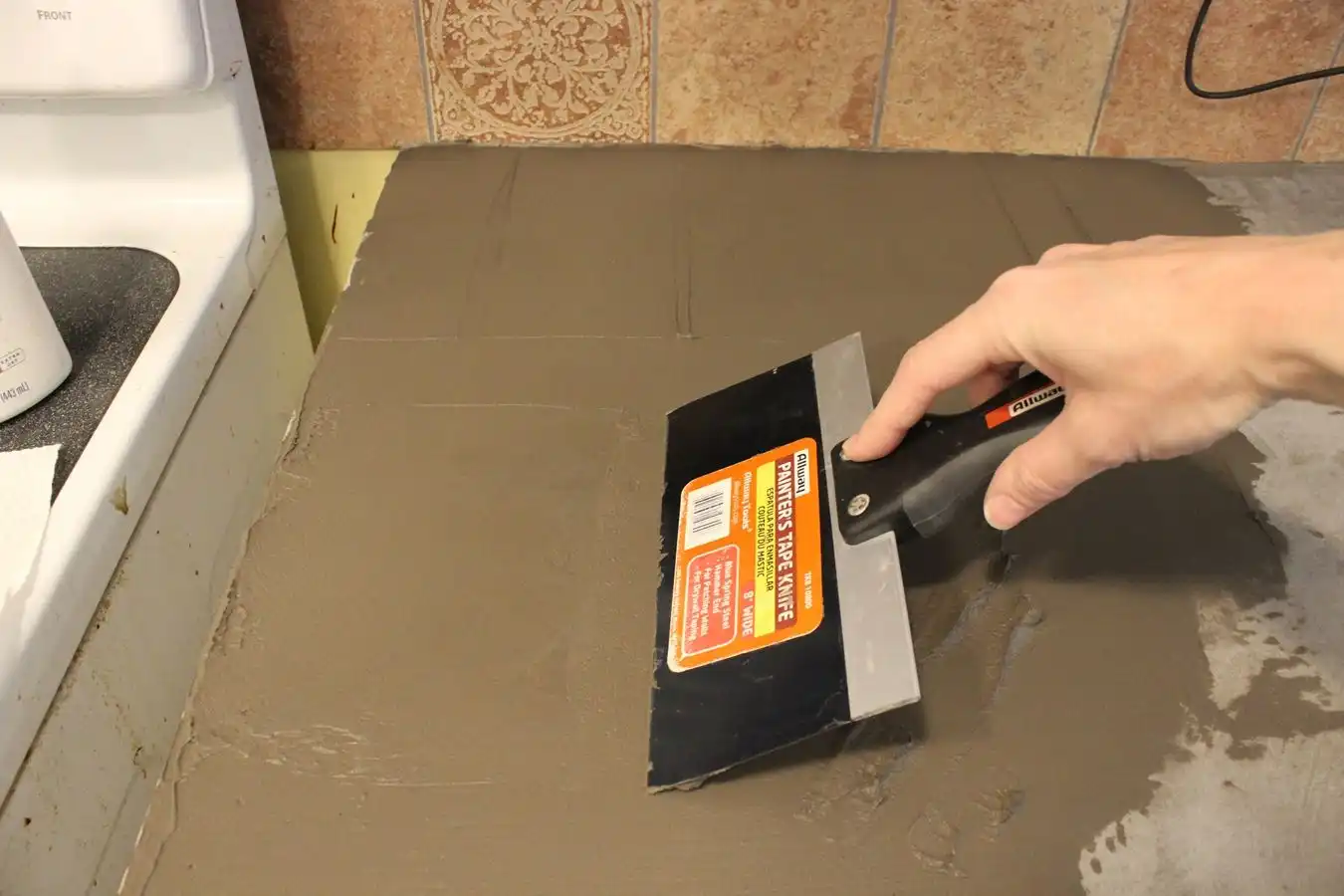 DIY Concrete tape knife