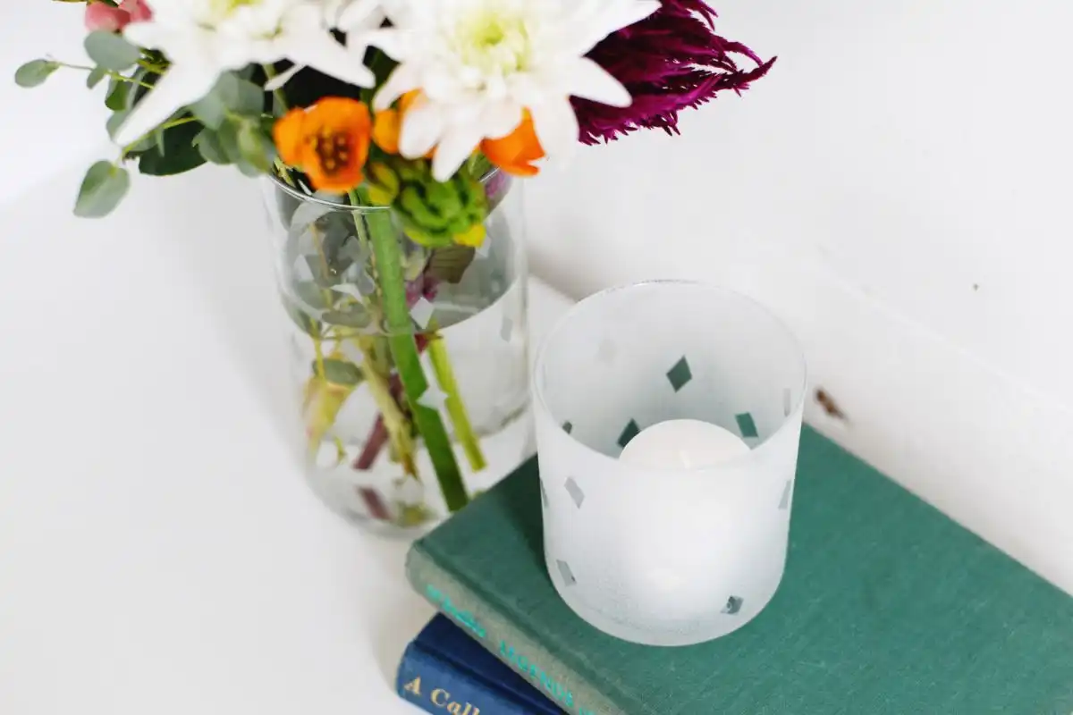 DIY Etched Glass Vase