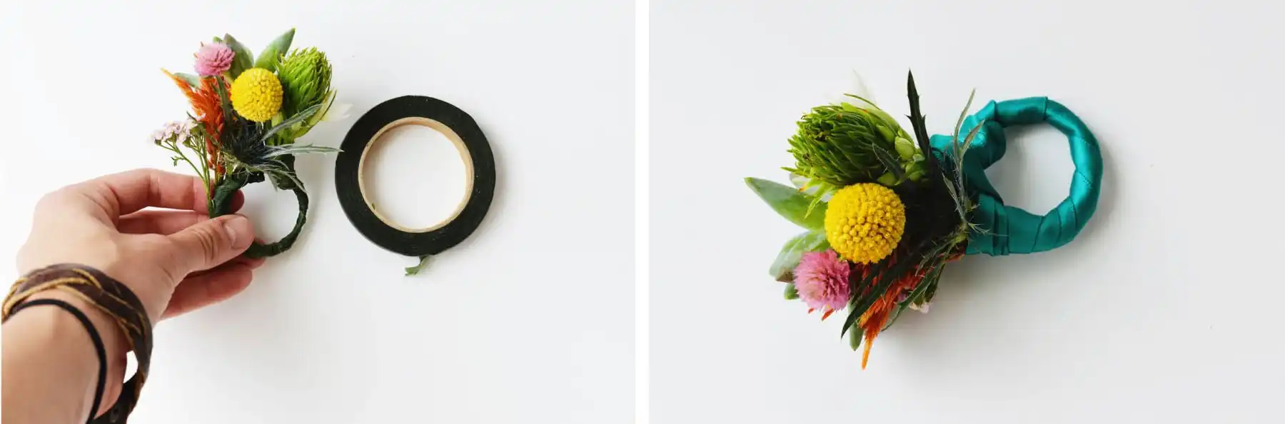 DIY Floral Napkin Rings Instruction Part 4