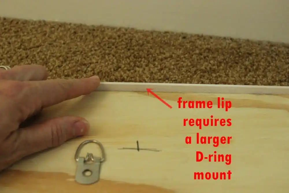 DIY Framed Map Corkboard - framing method