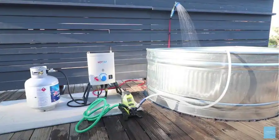 DIY HOT TUB built in 1 Hour