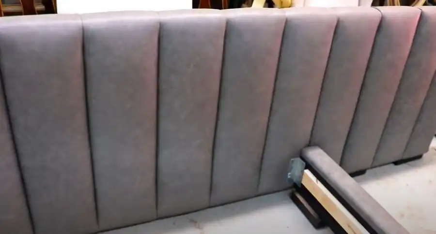 DIY HOW TO UPHOLSTER A CHANNEL HEADBOARD
