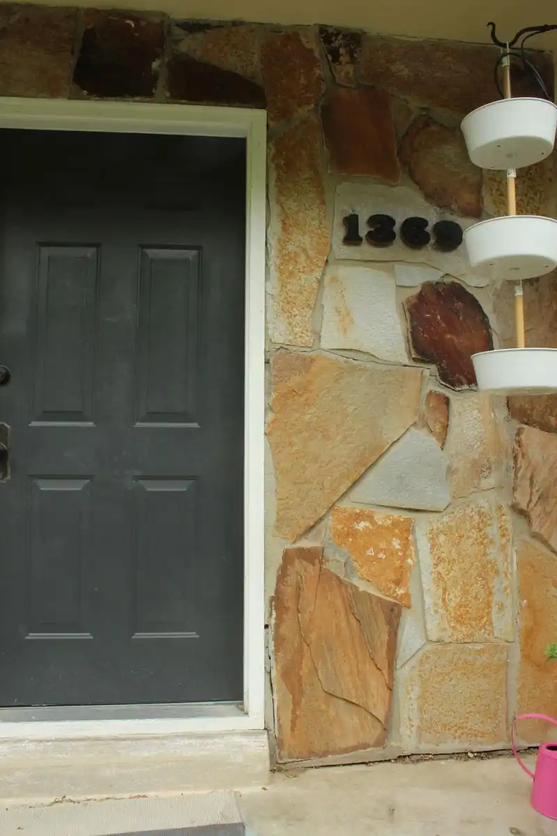 DIY Install House Numbers - old design