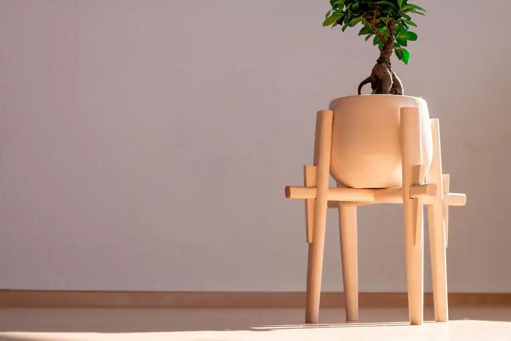 DIY Japanese plant stand