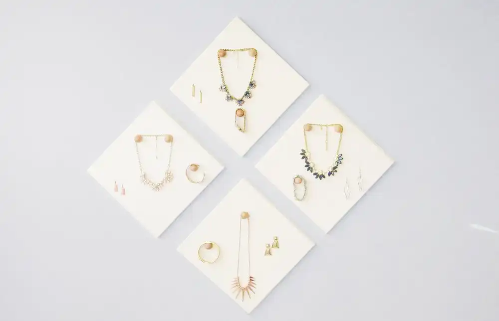 DIY Jewelry Display Canvases