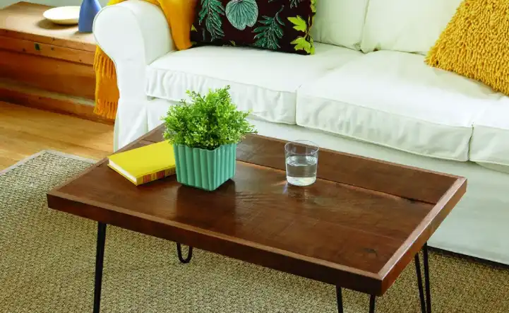 DIY Large Hairpin Leg Coffee Table