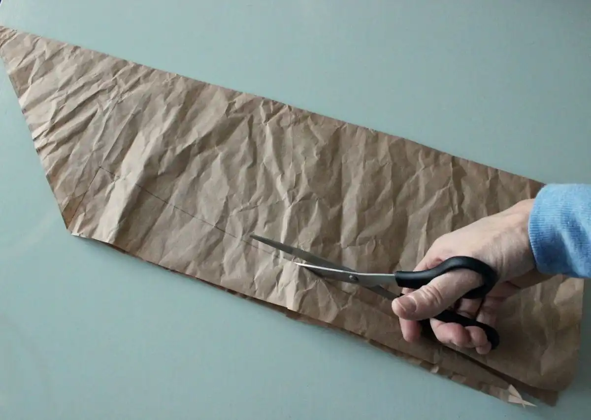 DIY Marquee Sign - folded butcher paper
