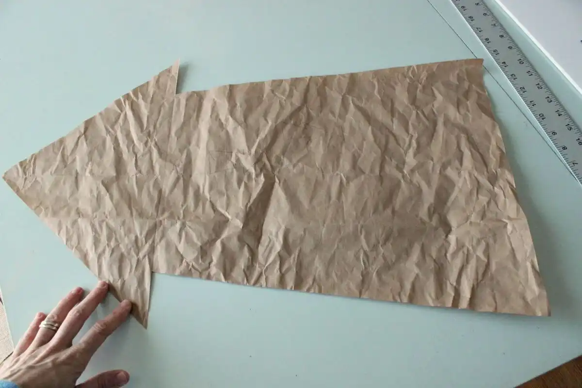 DIY Marquee Sign - open the butcher paper