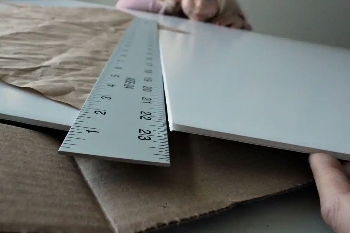 DIY Marquee Sign - protect work surface
