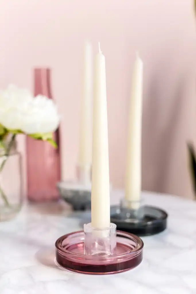 DIY Minimalist Perspex Candle Holders