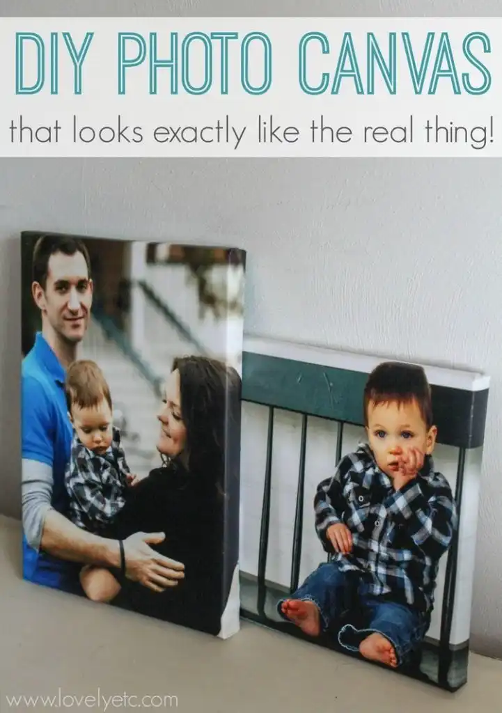 photo wall ideas DIY Photo Canvas