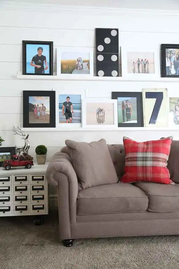 photo wall ideas DIY Photo Ledges