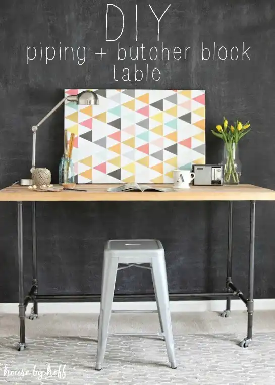 DIY Piping Desk