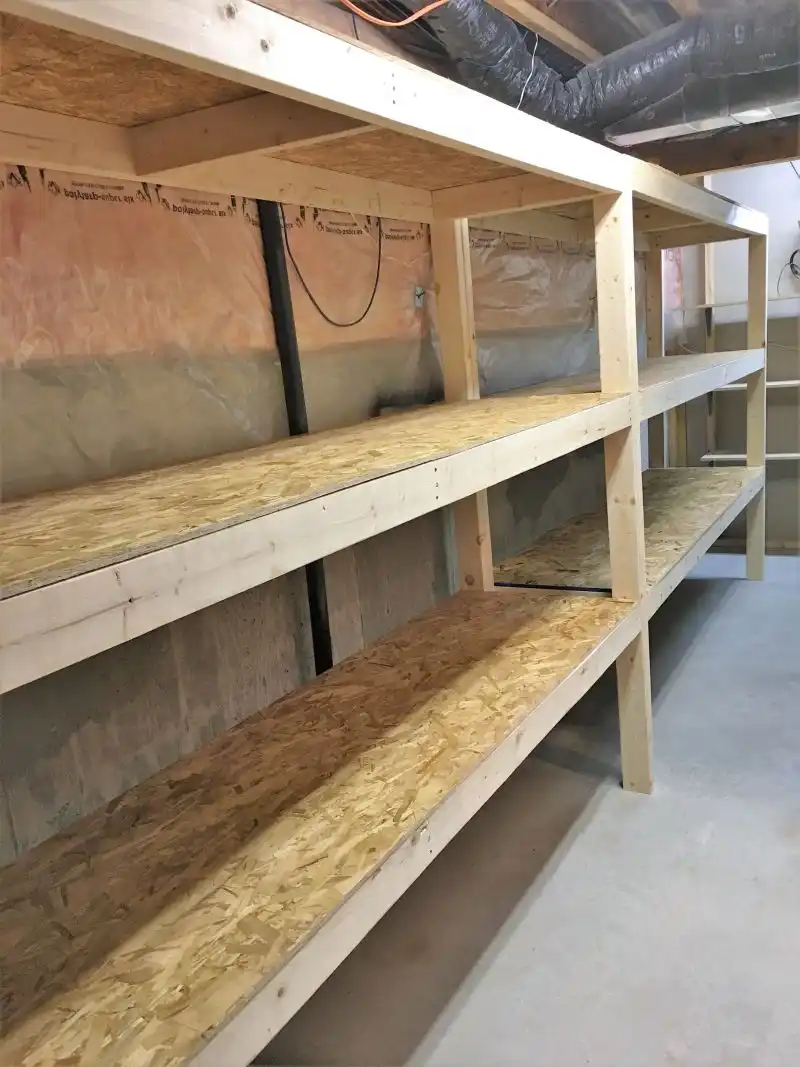 DIY STORAGE EASY EXTRA SPACE STORAGE SHELVES