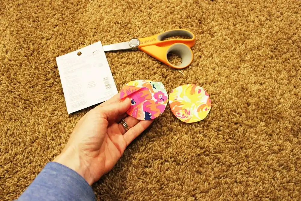 DIY Sew a Bolster Pillow fabric of choice as per your cover button instructions