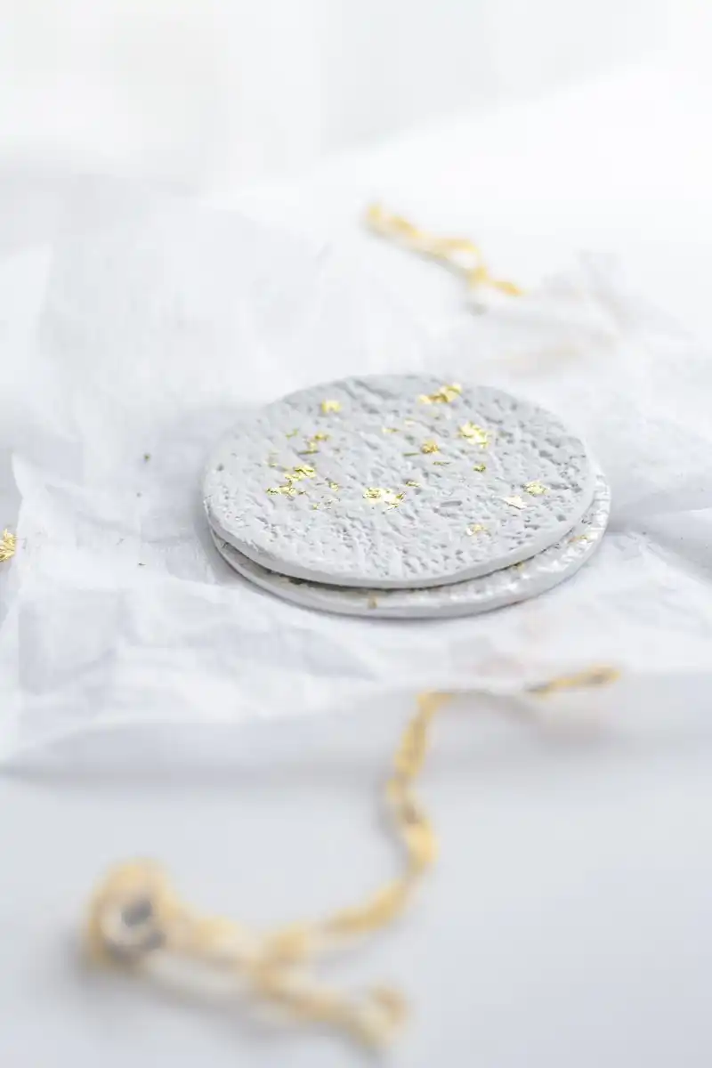 DIY Shiny Party Coasters