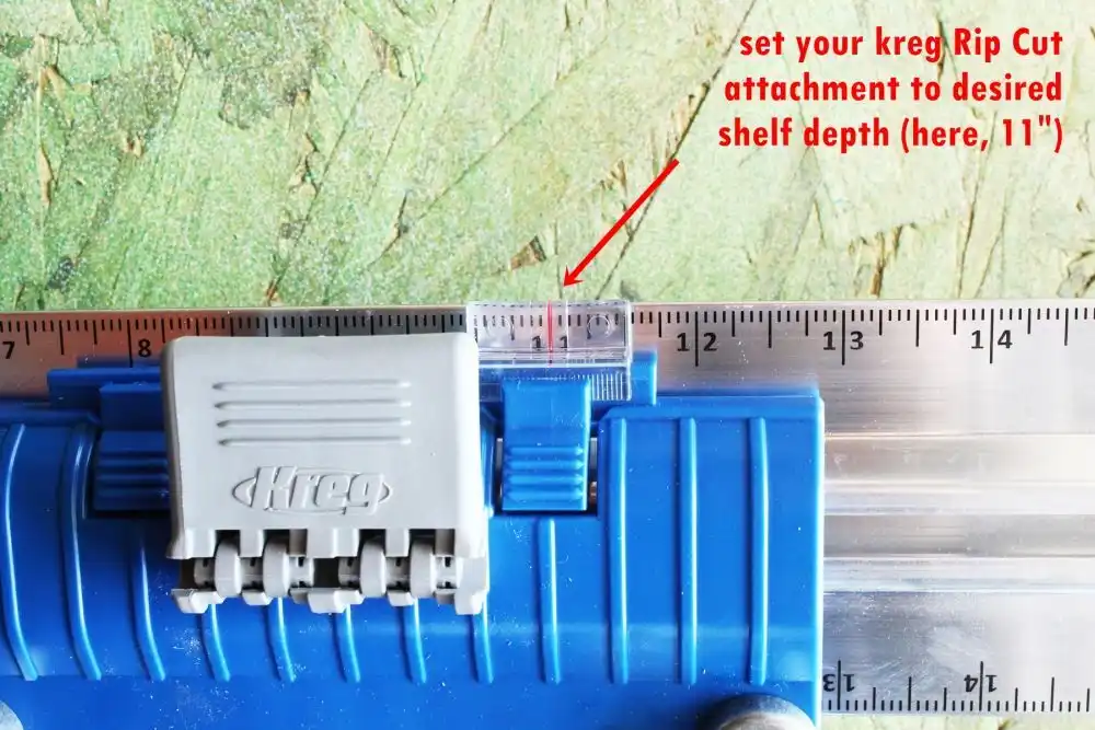 DIY Shoe Storage Follow the instructions on your Rip Cut