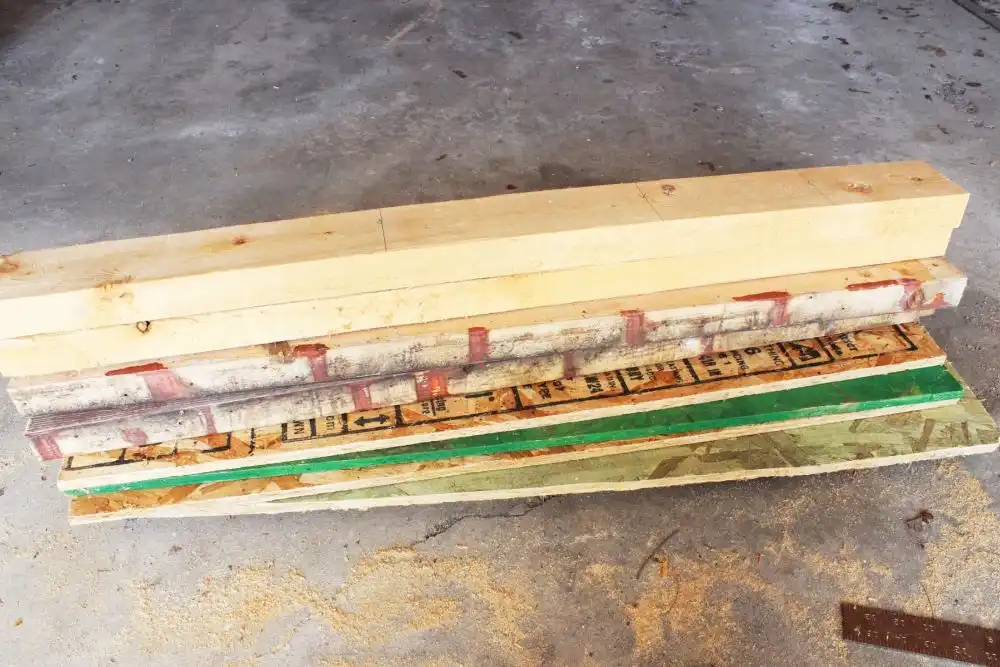 DIY Shoe Storage shelf supports