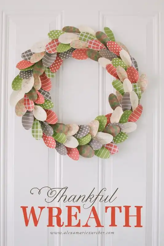 DIY THANKFUL WREATH