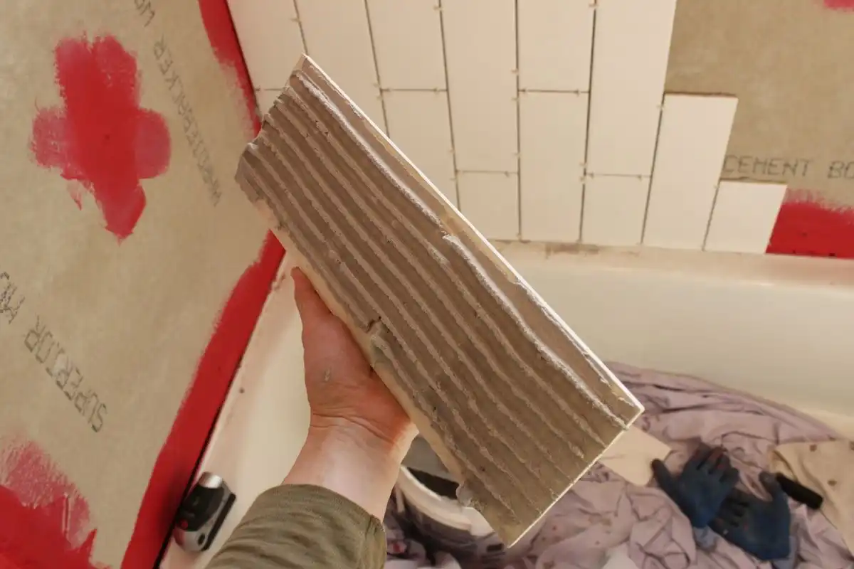 DIY Tile Shower Tub Surround - material