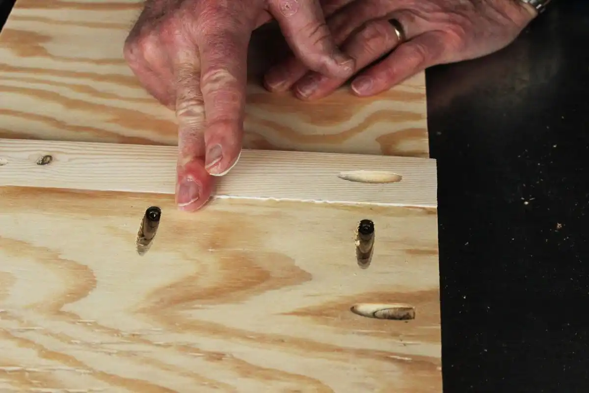 DIY Toy Box Wipe away any excess glue