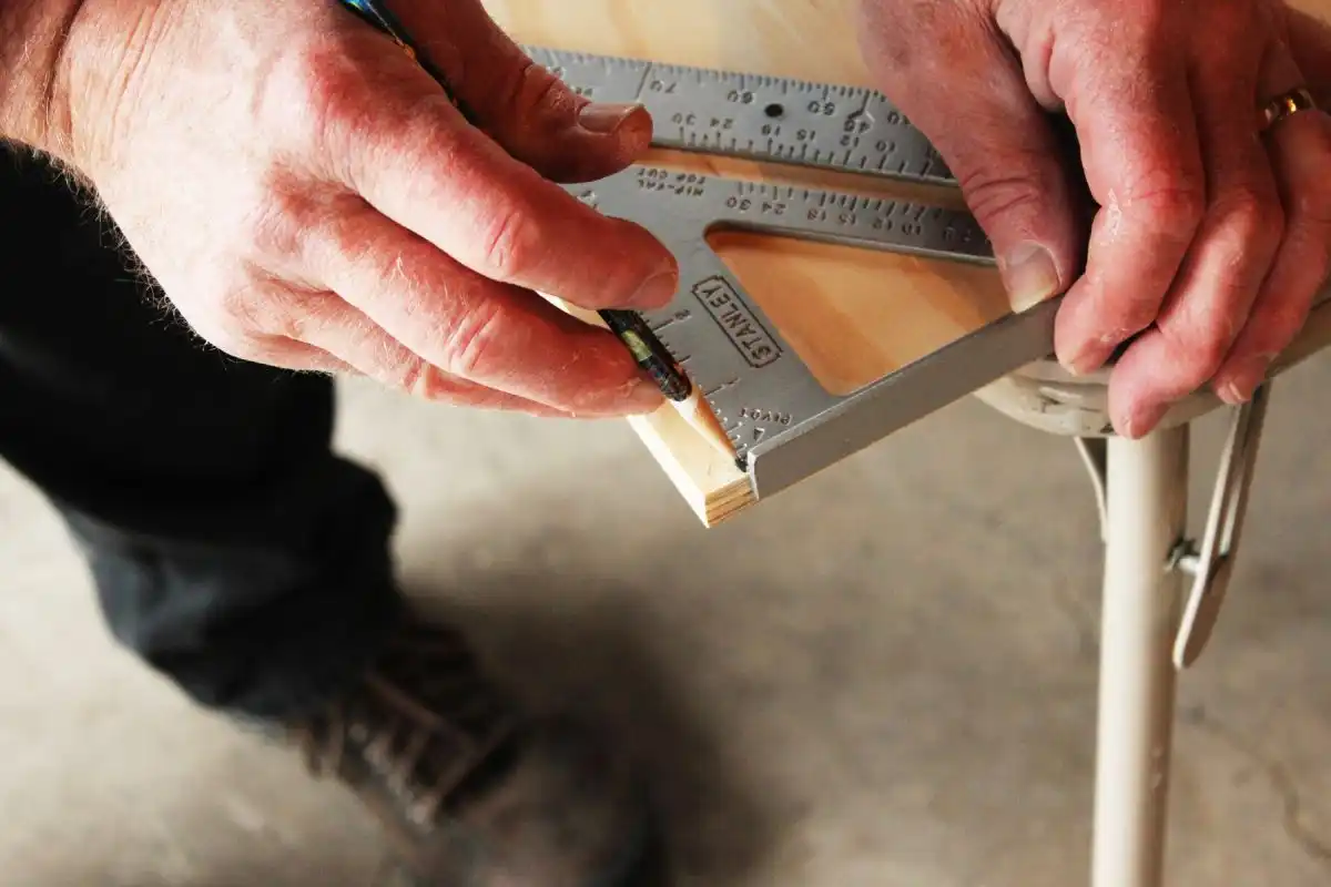 DIY Toy Box plywood rectangle