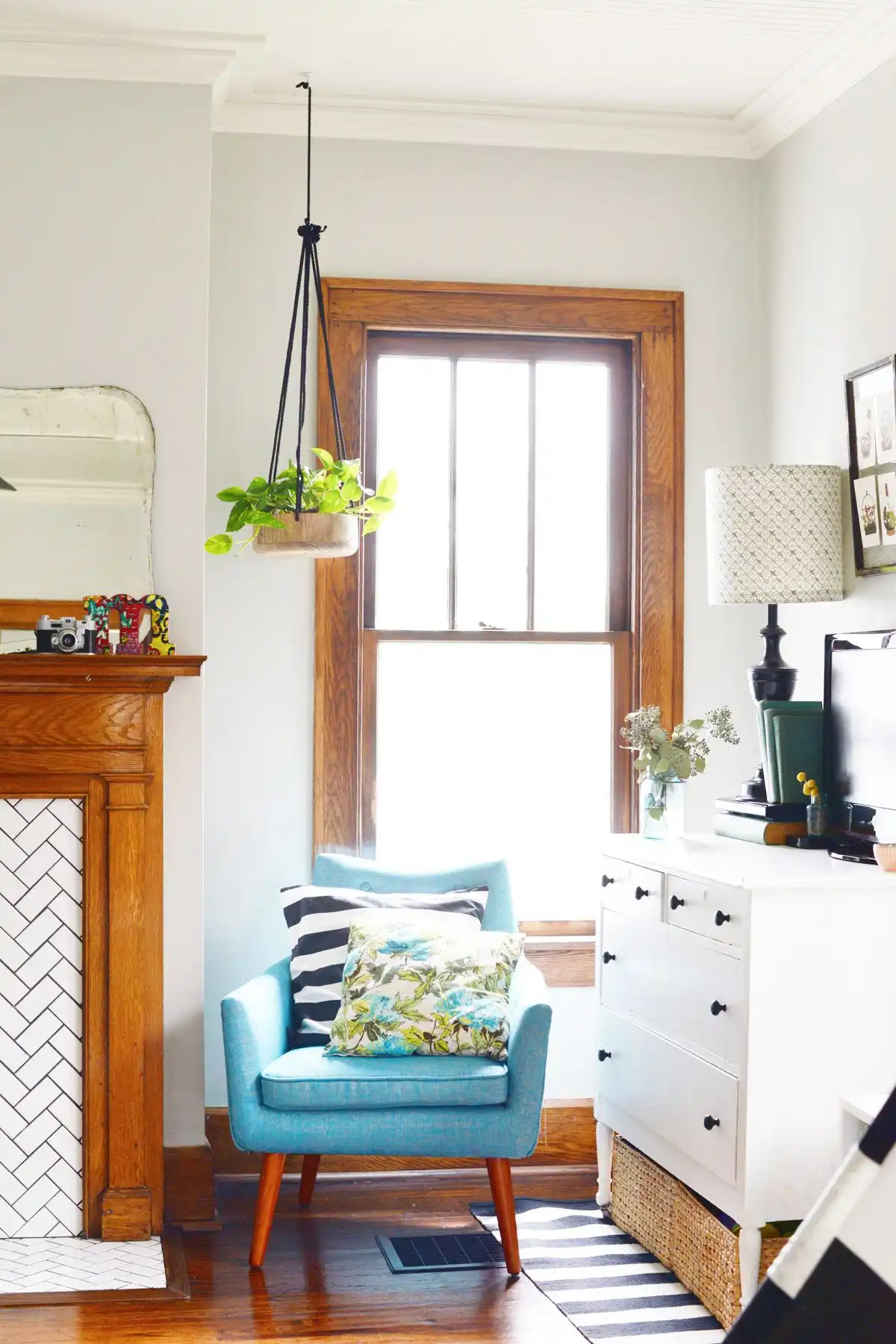 DIY Wooden Hanging Planter